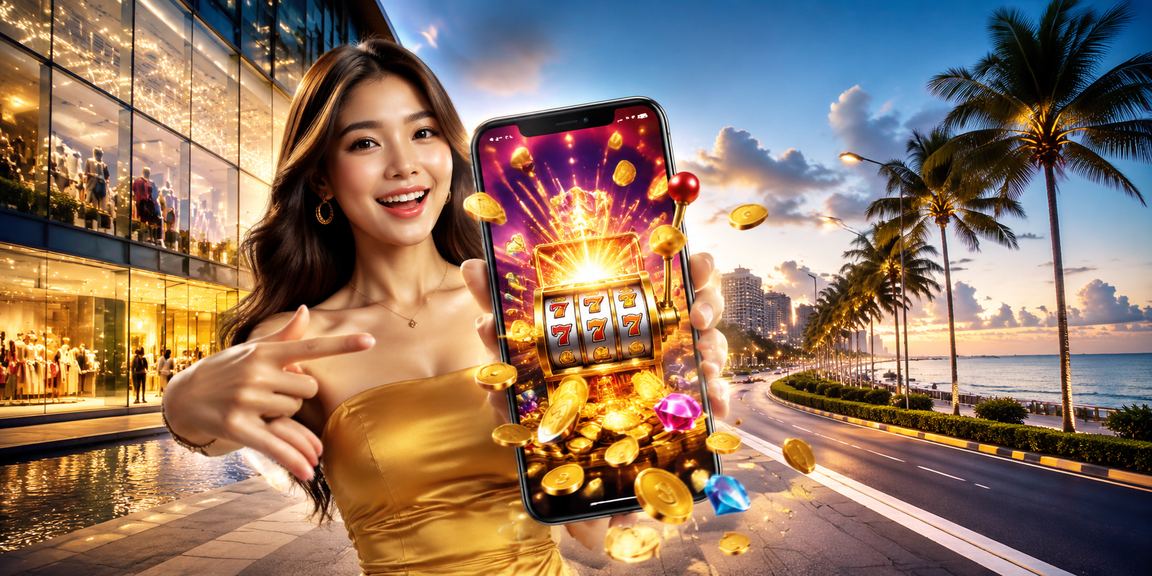 Mesin slot berwarna-warni dengan simbol menarik di Kuantan