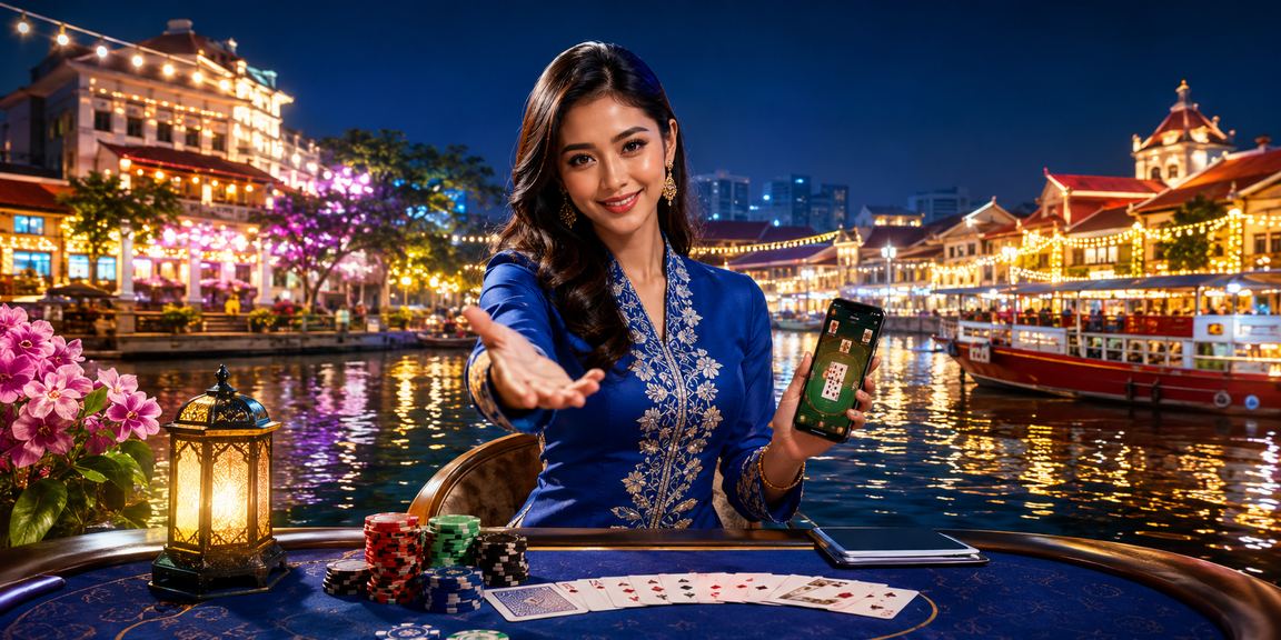 Permainan meja kasino yang meriah dengan suasana premium di Melaka